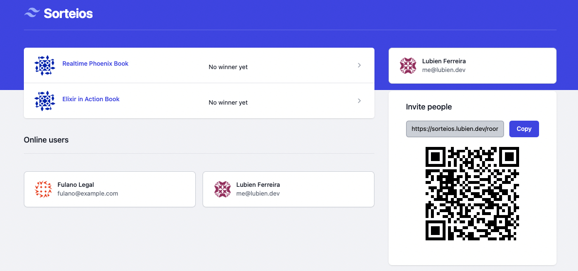 sorteios screenshot 1