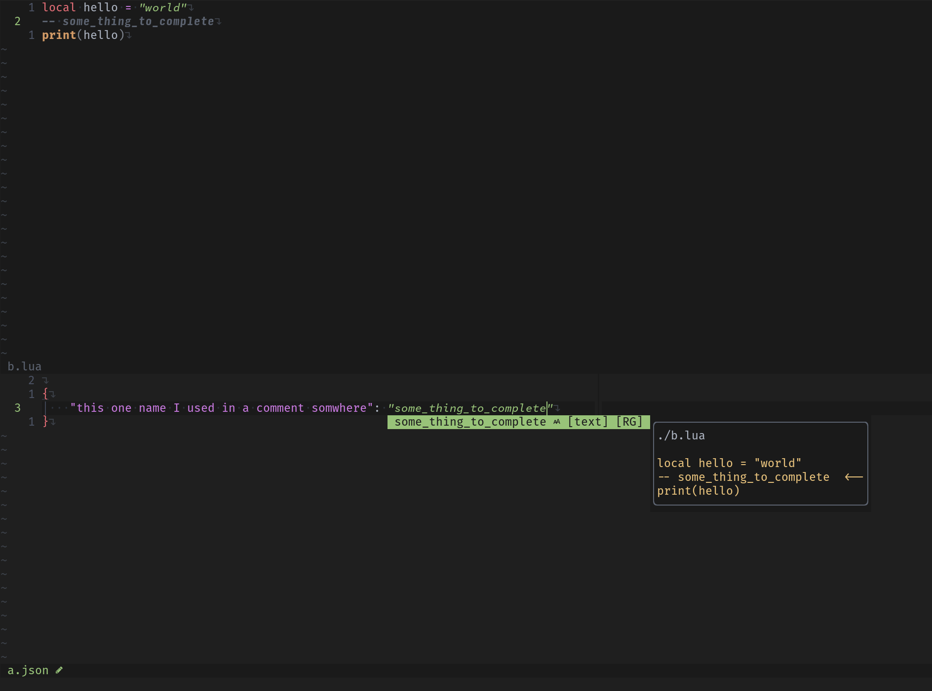 cmp-rg screenshot 1