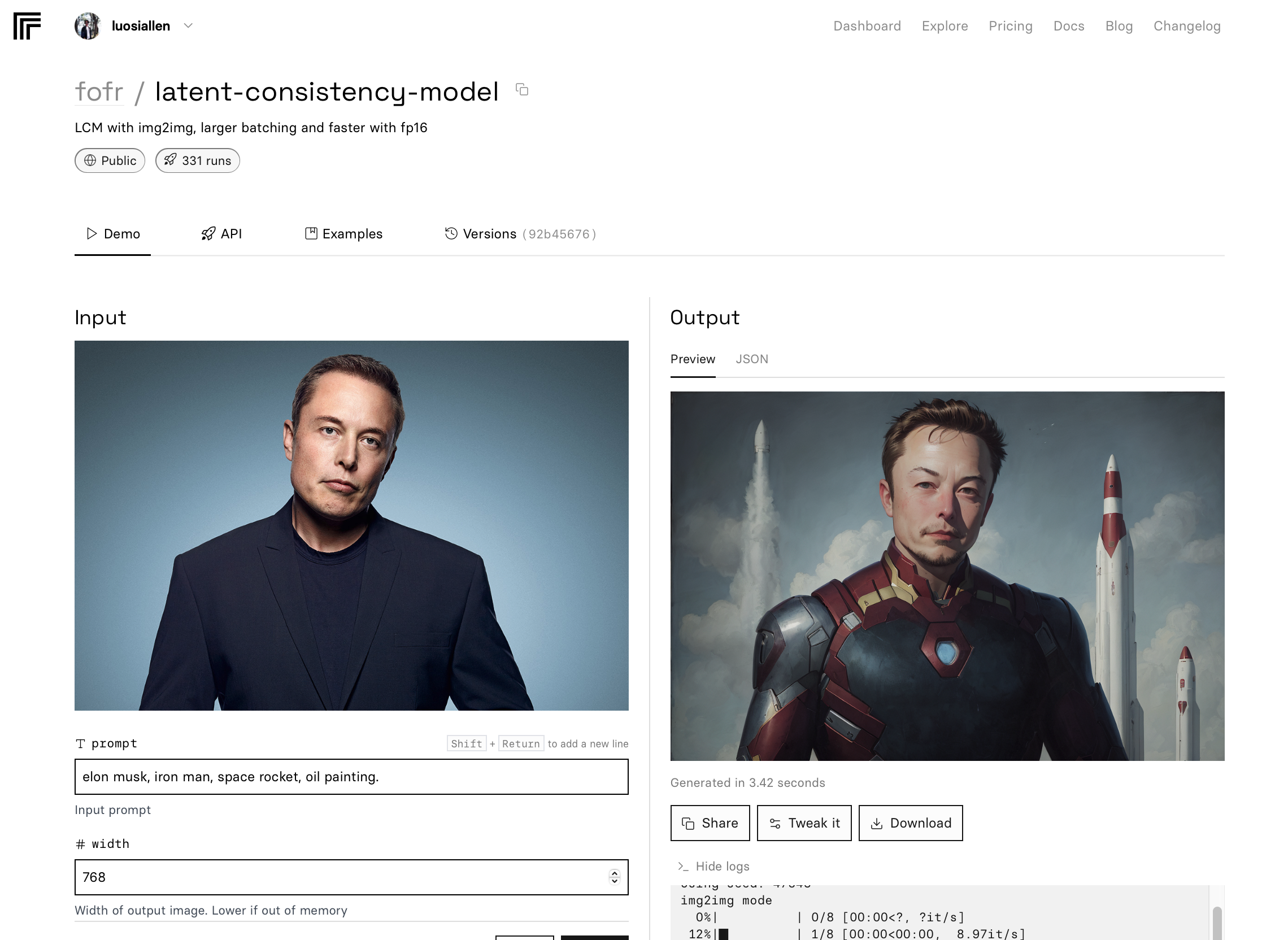 latent-consistency-model screenshot 3
