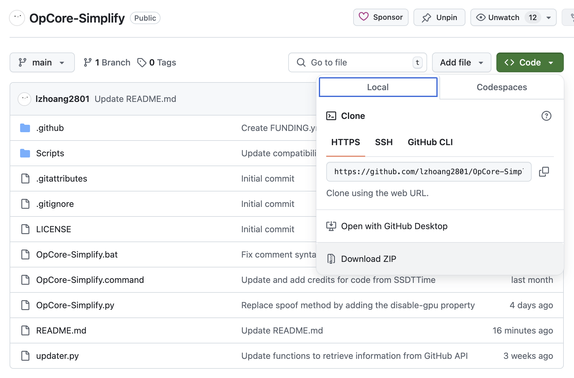 OpCore-Simplify screenshot 1