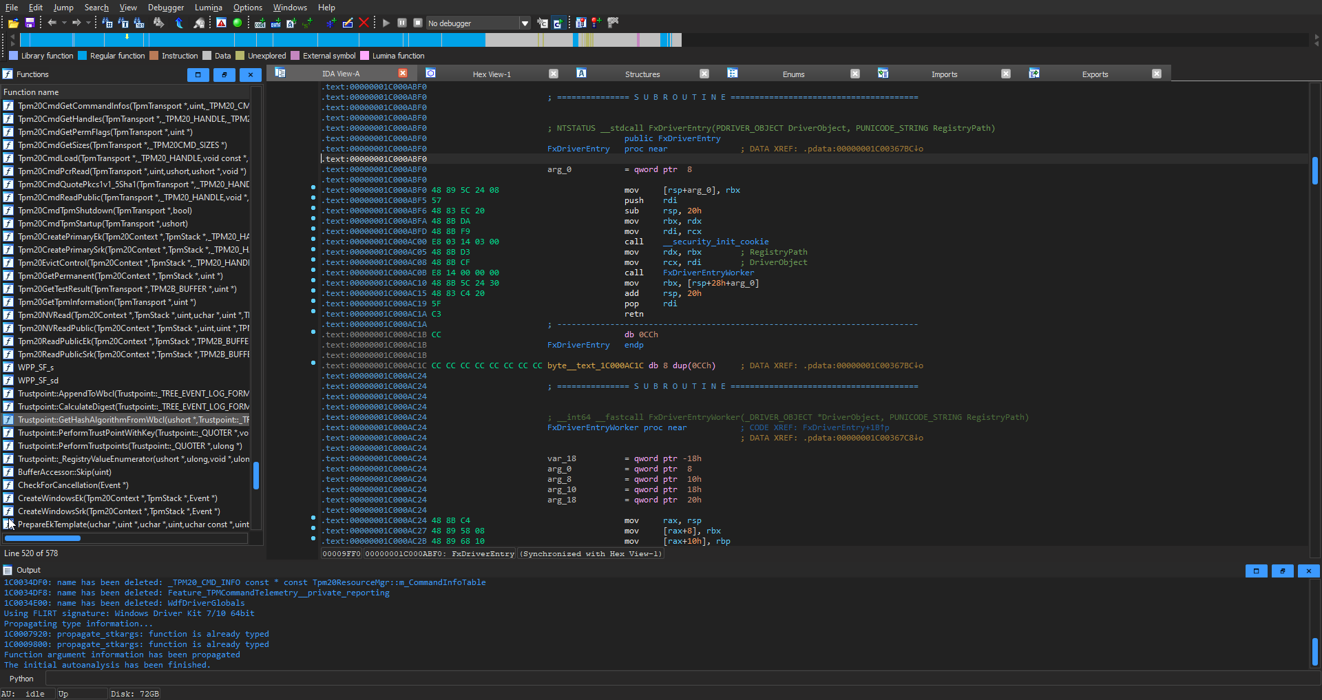 focus-theme-for-ida-pro-7.6 screenshot 3