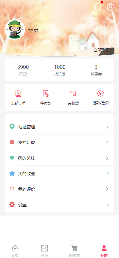 mall-app-web screenshot 4