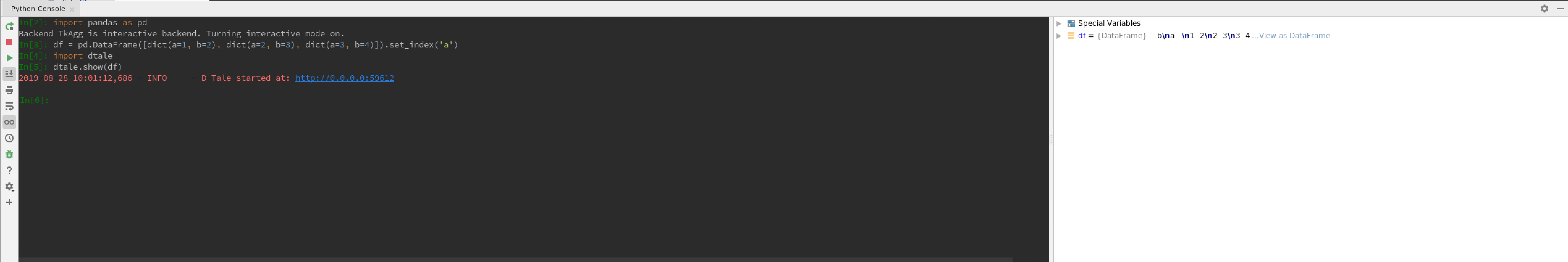dtale screenshot 2