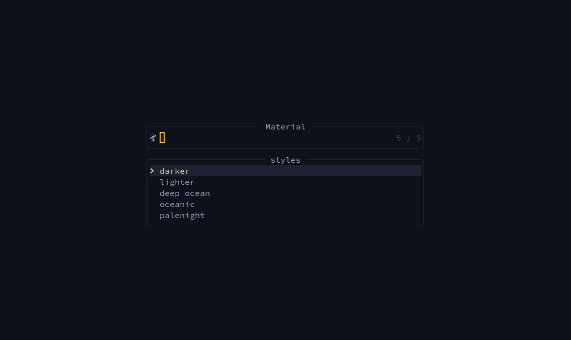 material.nvim screenshot 2