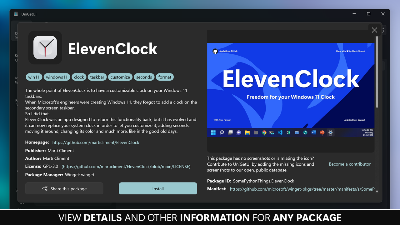 WingetUI screenshot 6