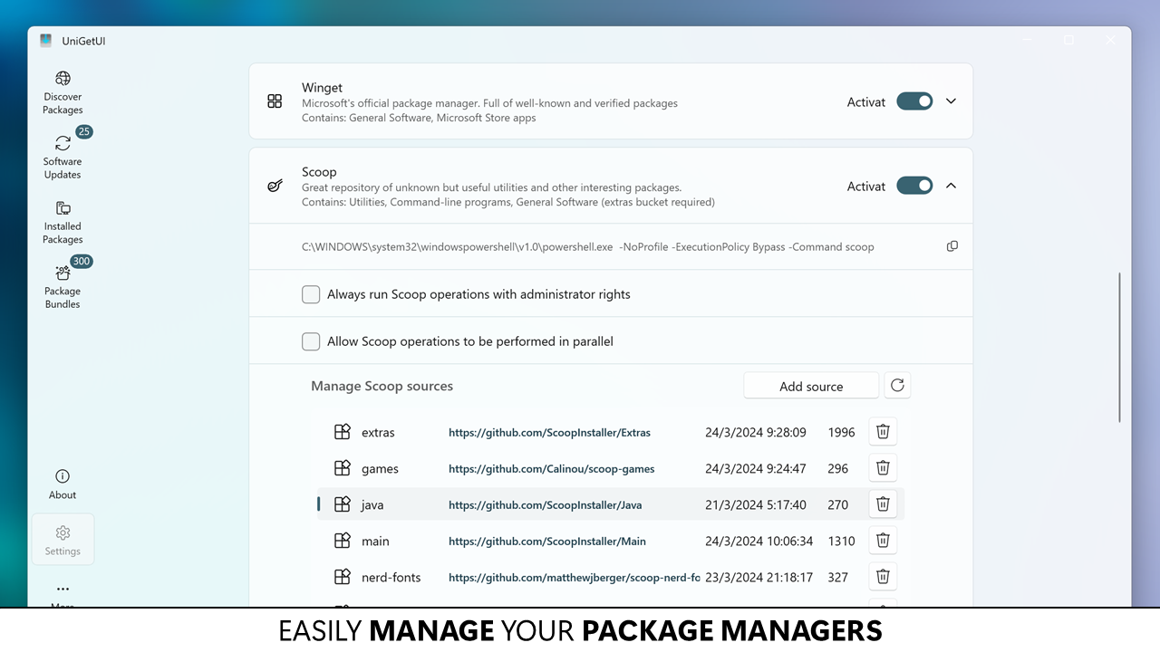 WingetUI screenshot 12