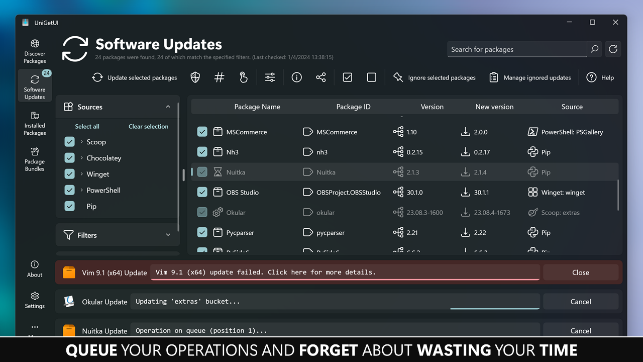 WingetUI screenshot 11