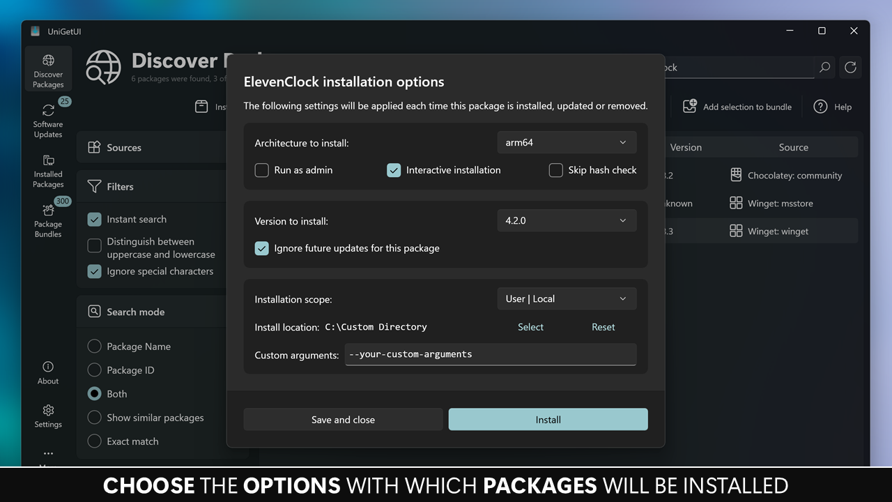 WingetUI screenshot 7