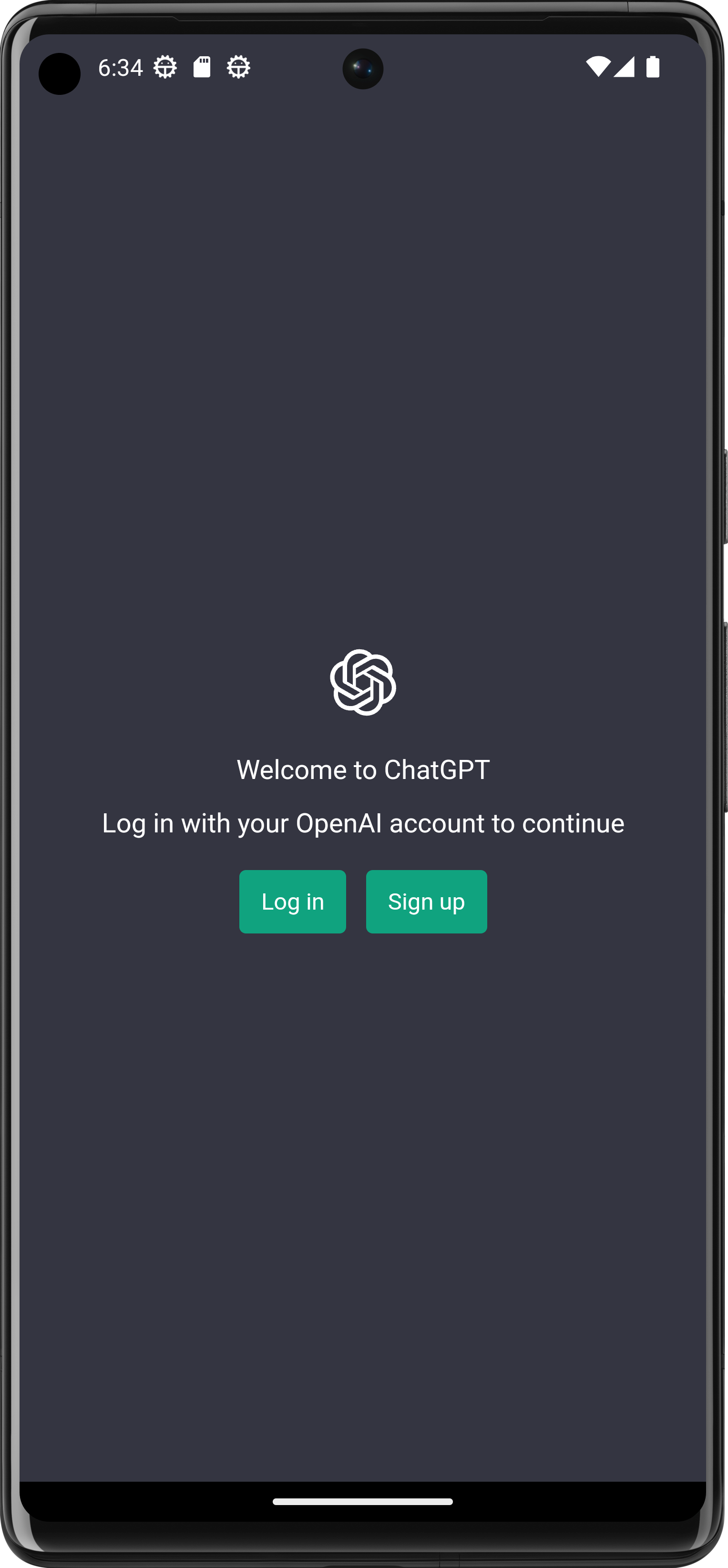 ChatGPT-android-app screenshot 1