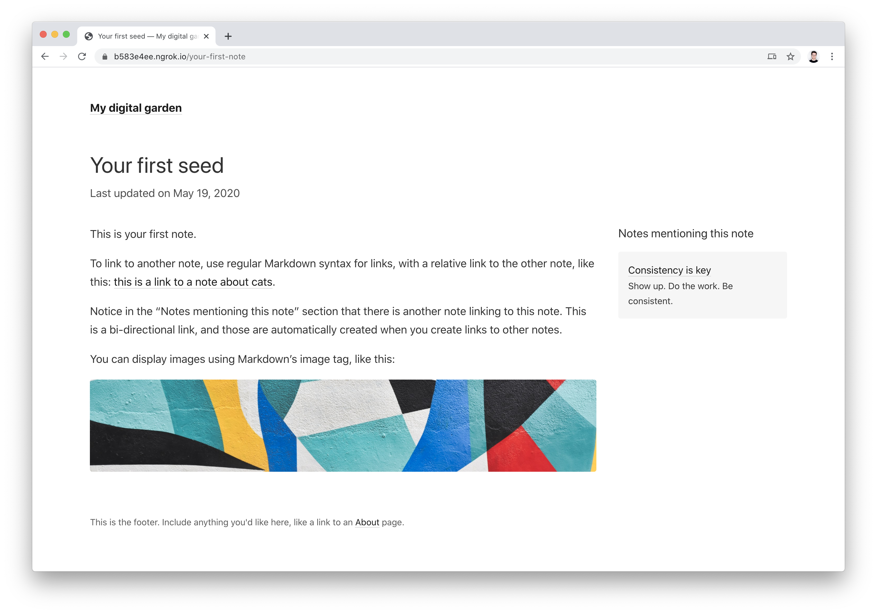 digital-garden-jekyll-template screenshot 1