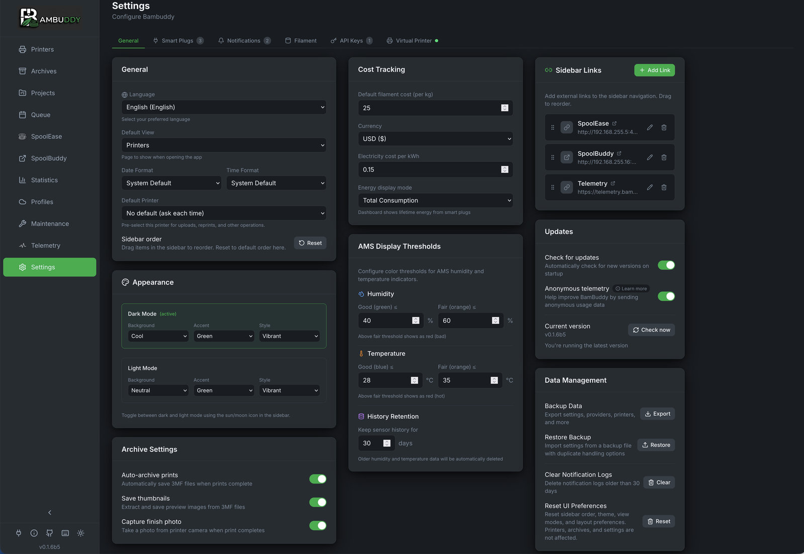 bambuddy screenshot 19