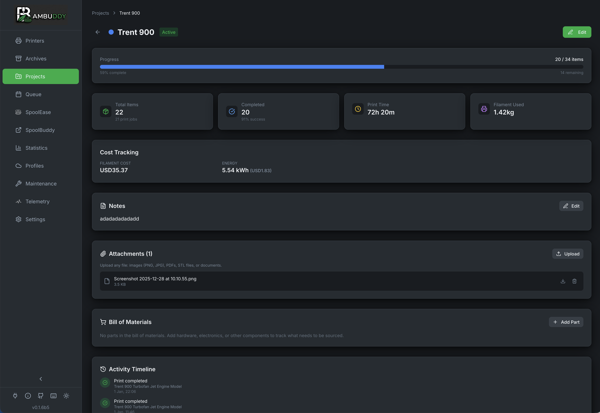 bambuddy screenshot 8