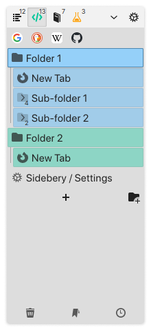 sidebery screenshot 3