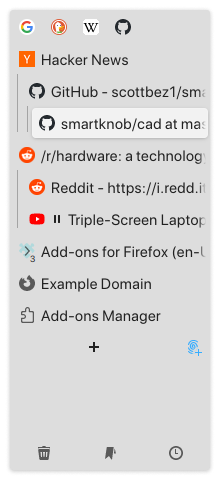 sidebery screenshot 1