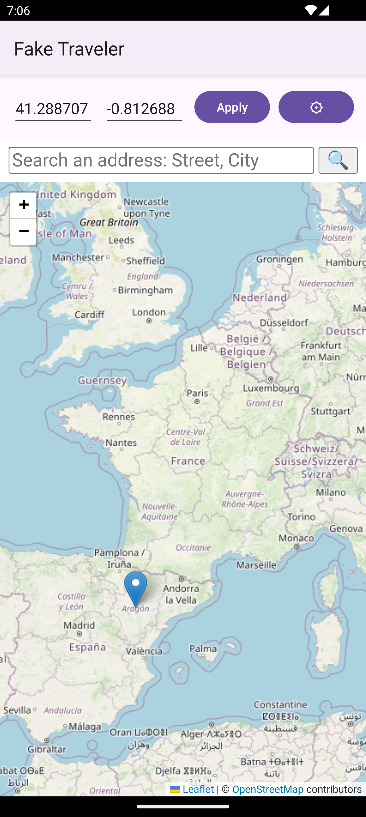 FakeTraveler screenshot 1