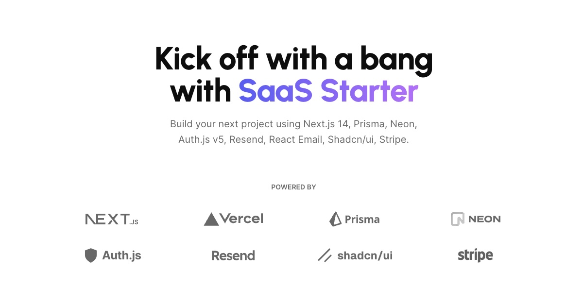 next-saas-stripe-starter screenshot 1
