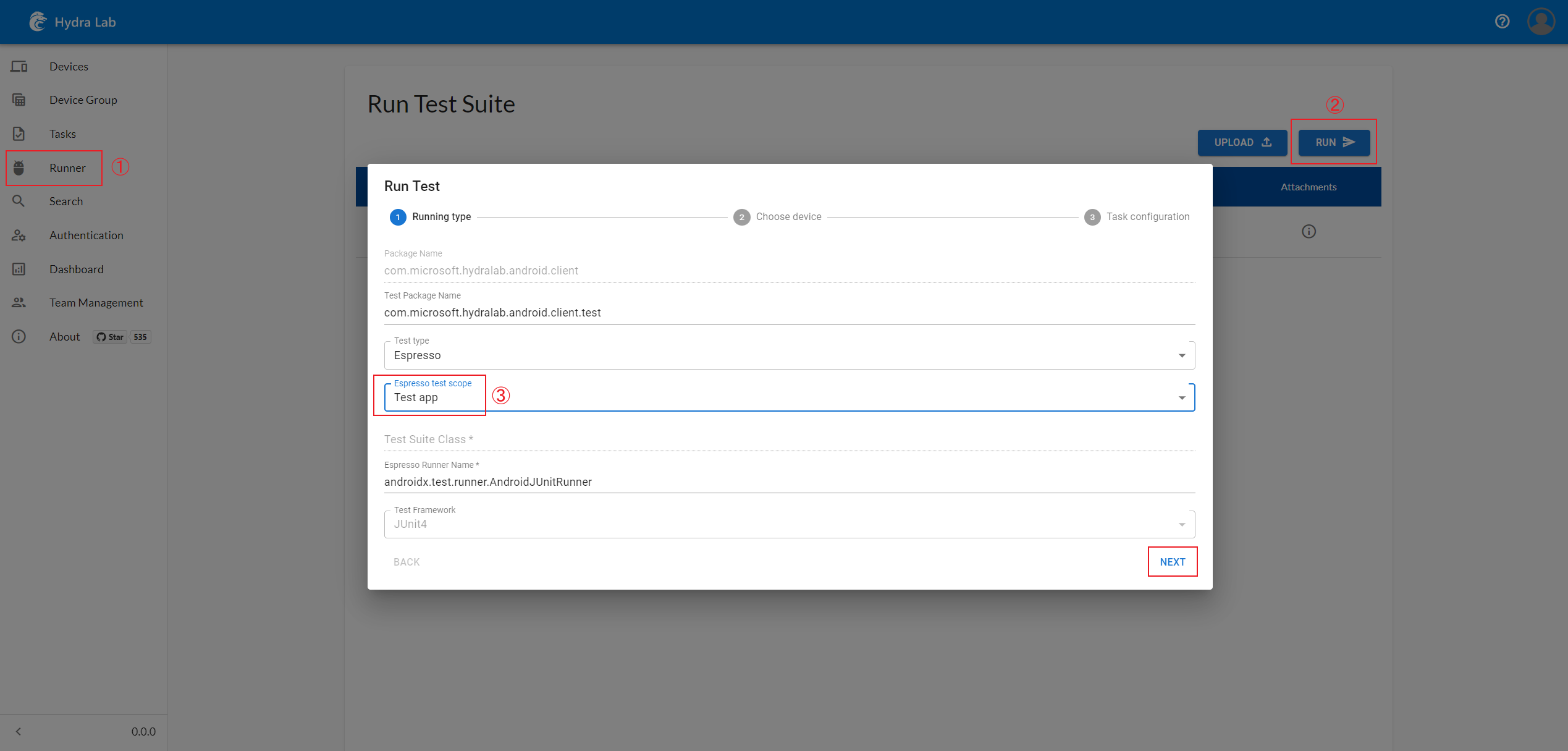HydraLab screenshot 1