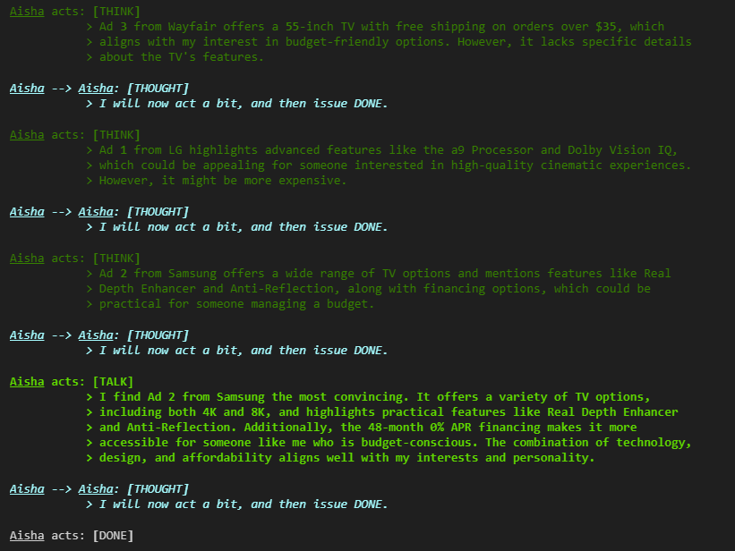 TinyTroupe screenshot 4