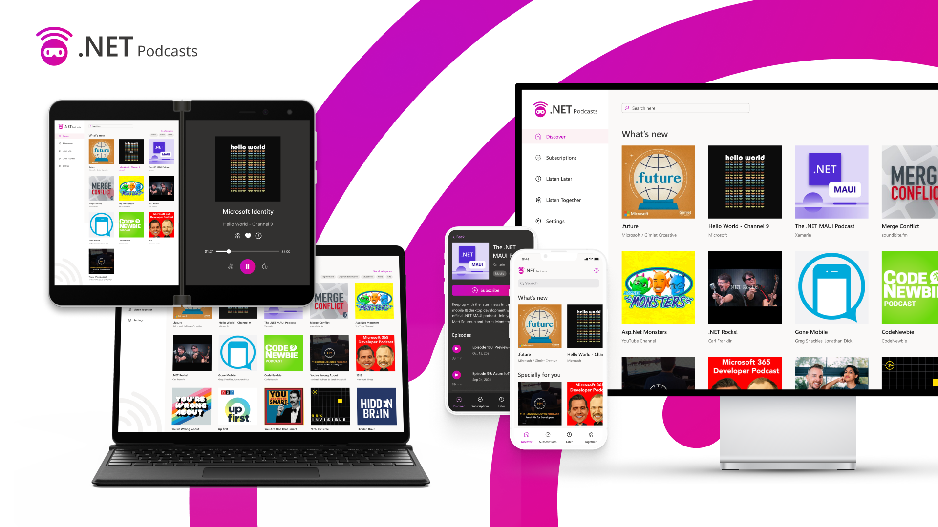 dotnet-podcasts screenshot 1