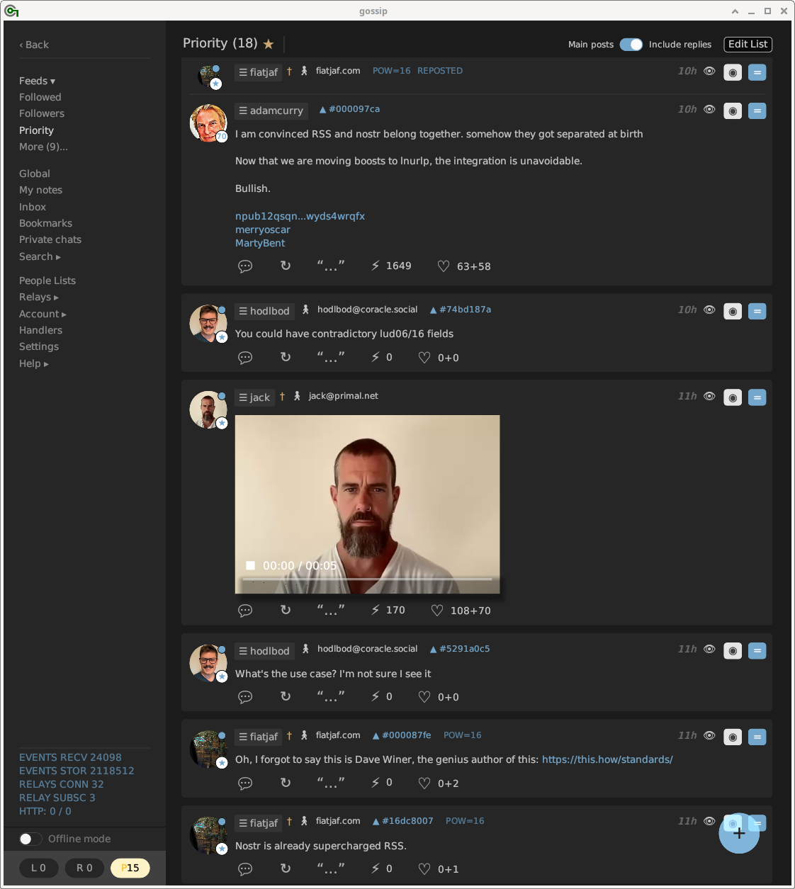 gossip screenshot 1