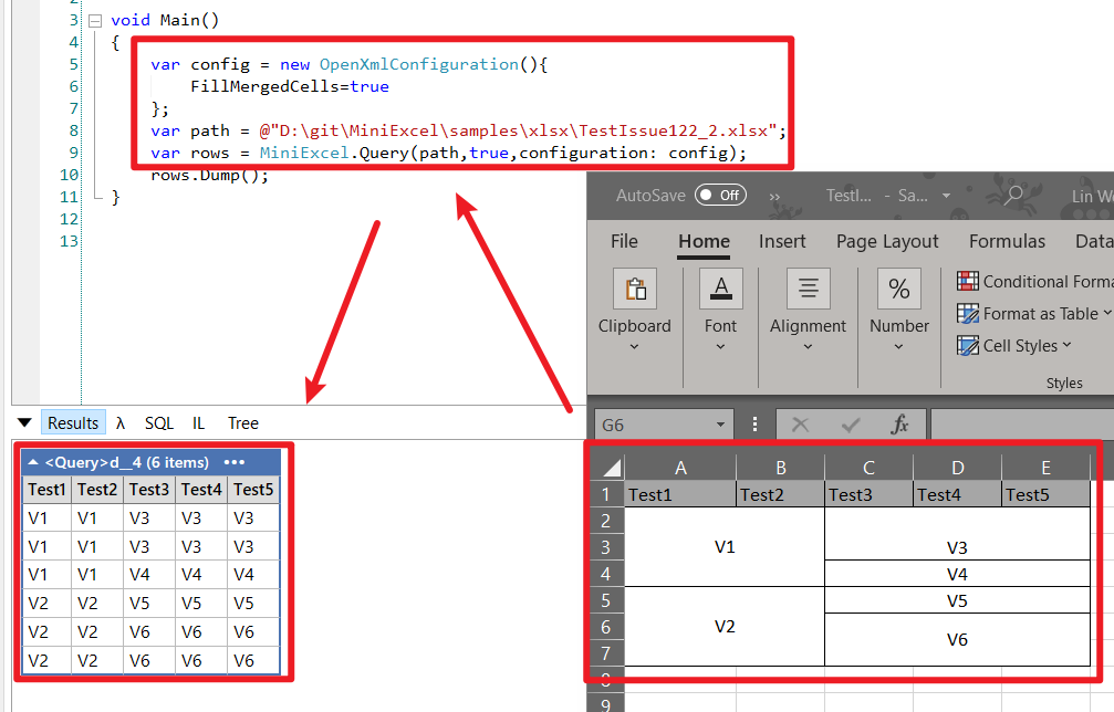 MiniExcel screenshot 6