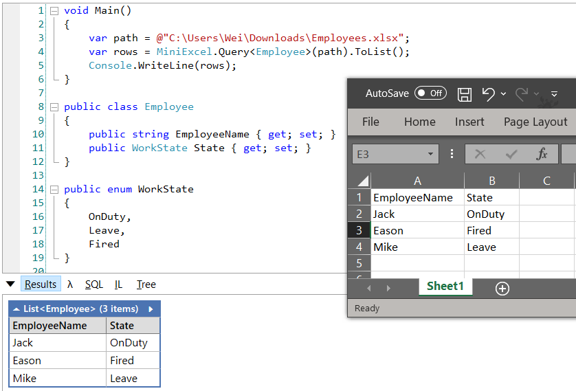 MiniExcel screenshot 46