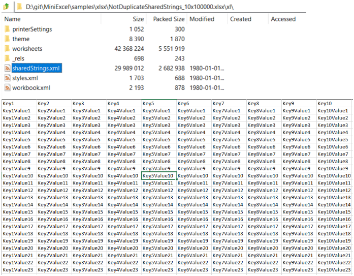 MiniExcel screenshot 7