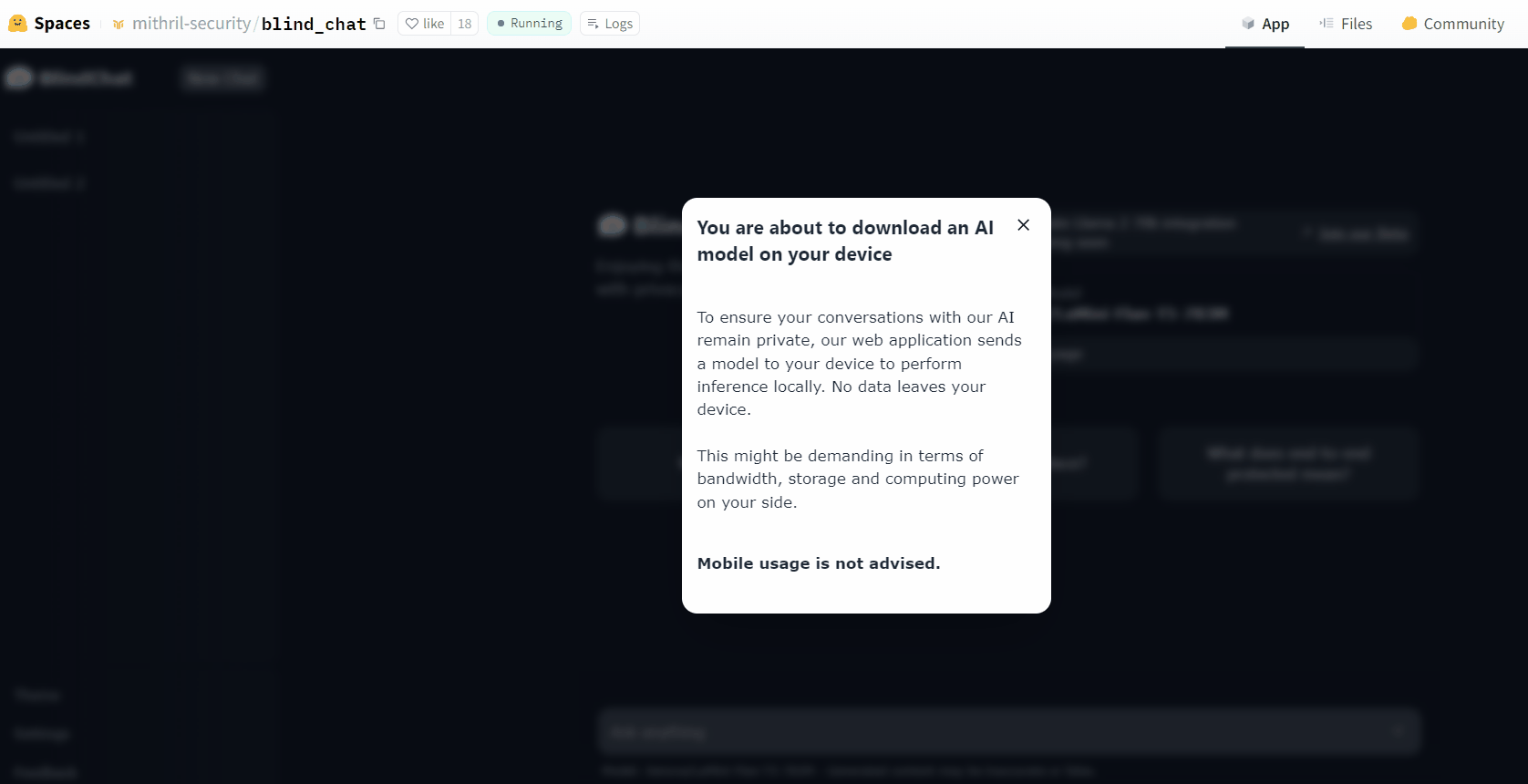 blind_chat screenshot 3