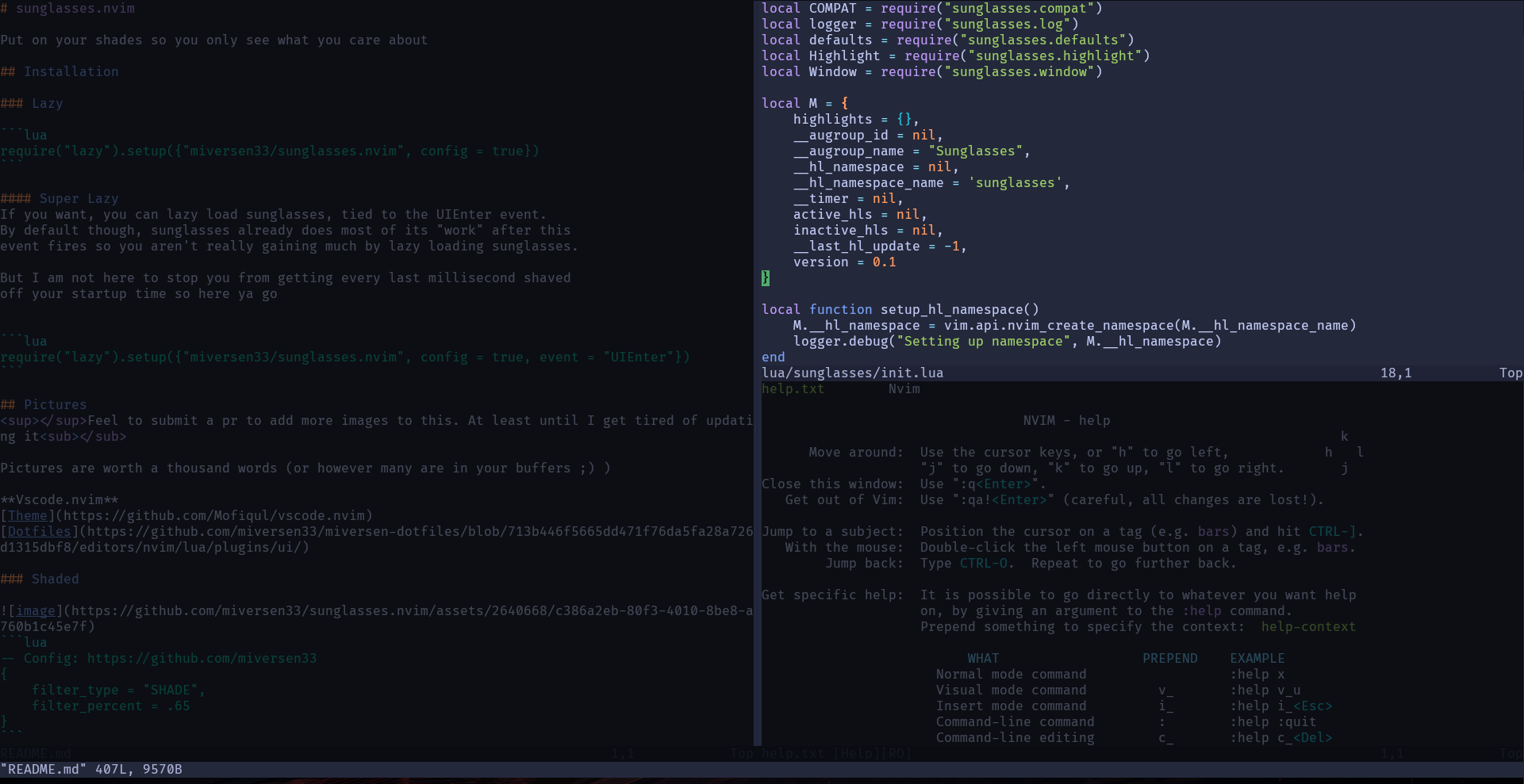 sunglasses.nvim screenshot 7