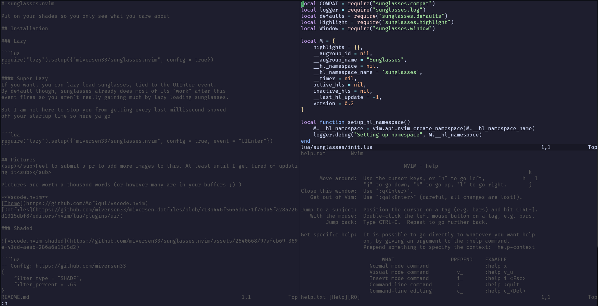 sunglasses.nvim screenshot 6