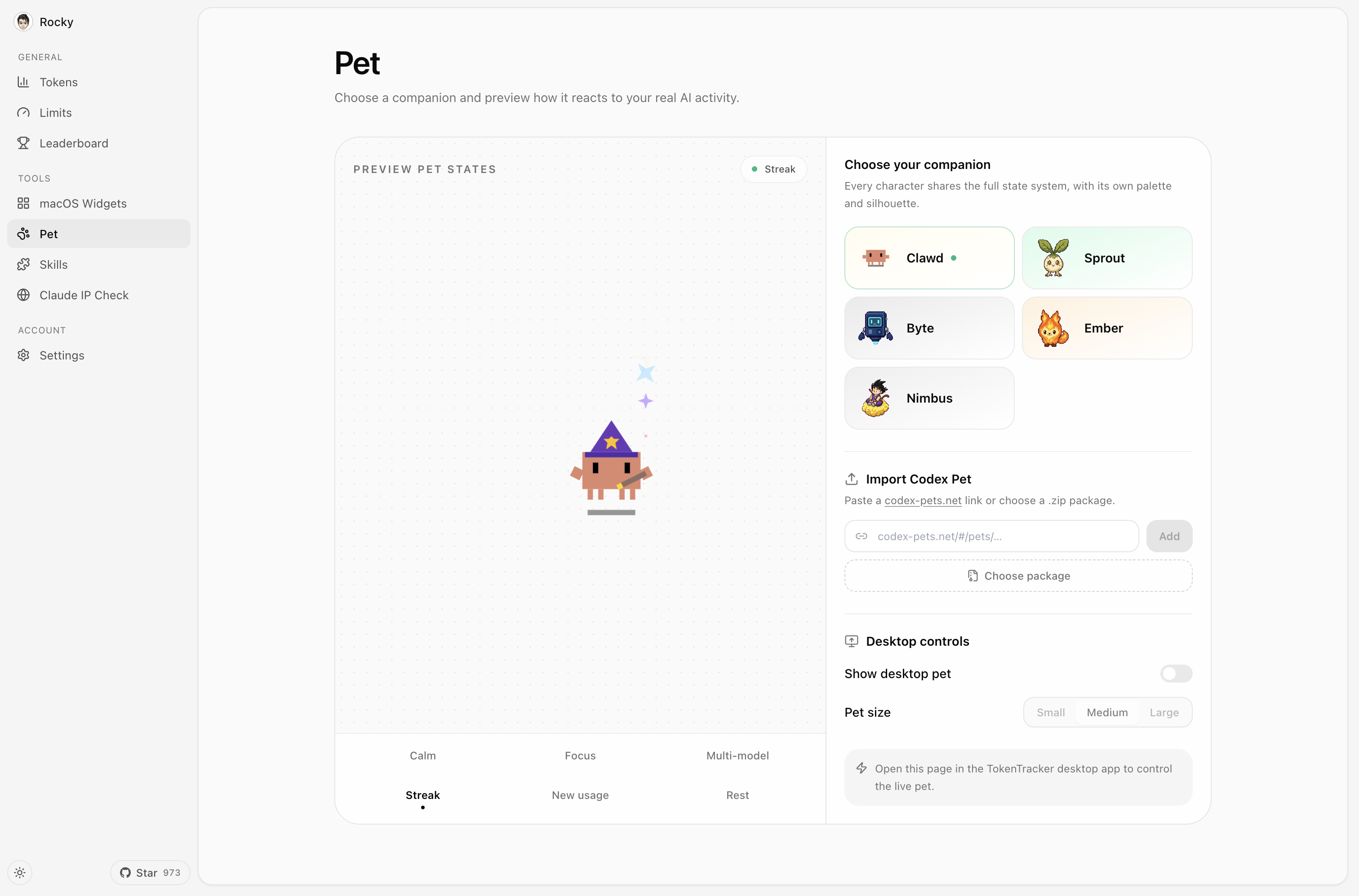 TokenTracker screenshot 1