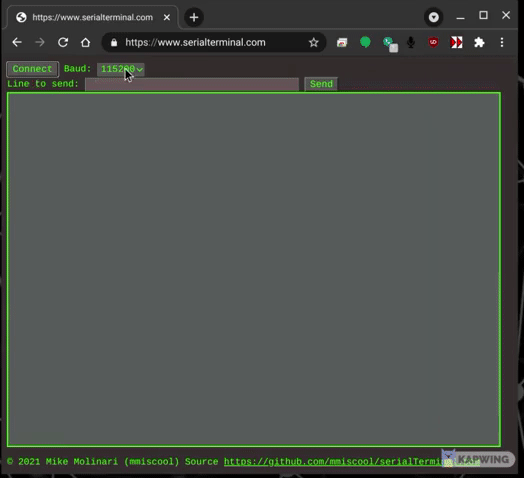 serialTerminal.com screenshot 2