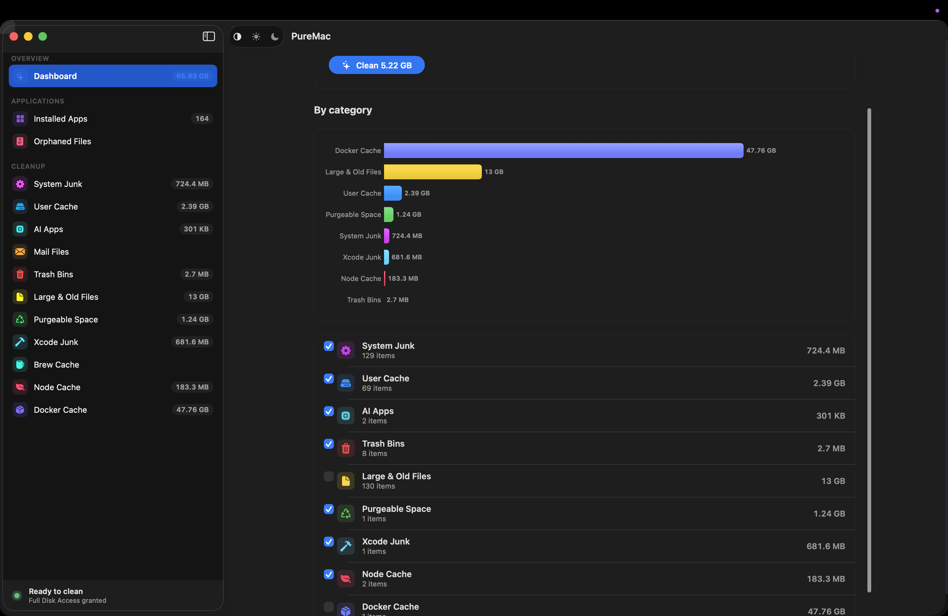 PureMac screenshot 2