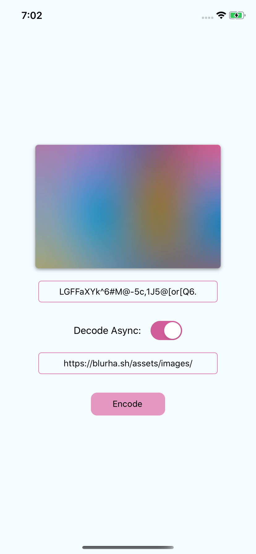 react-native-blurhash screenshot 5