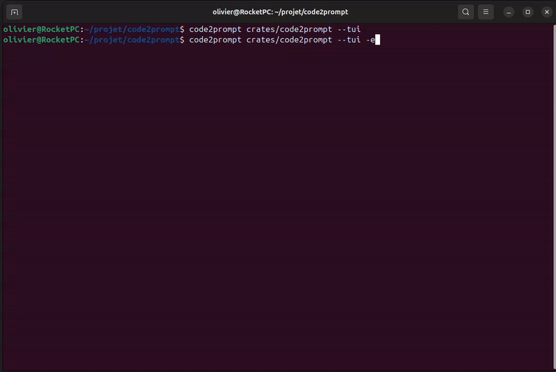 code2prompt screenshot 1