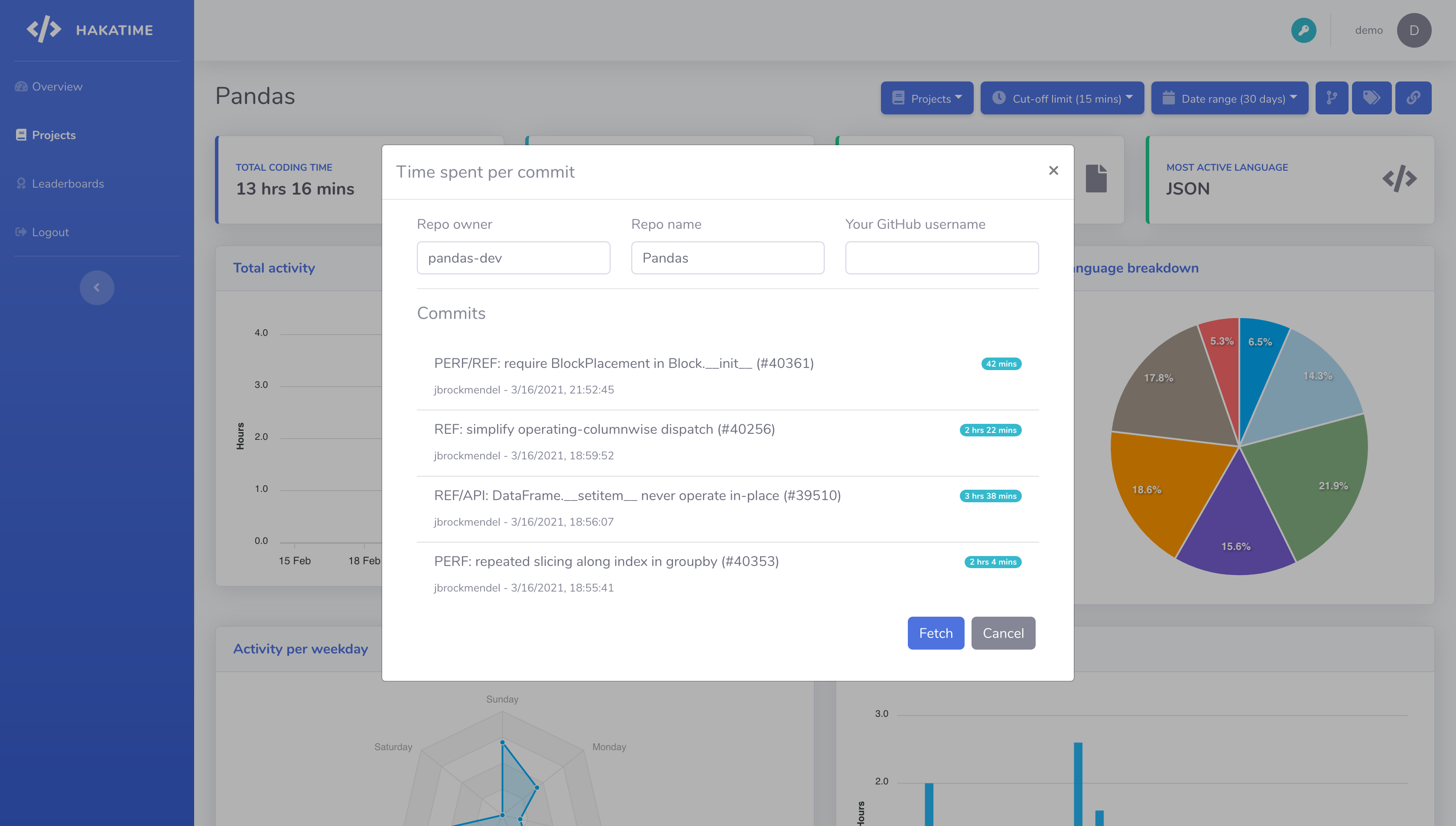 hakatime screenshot 3