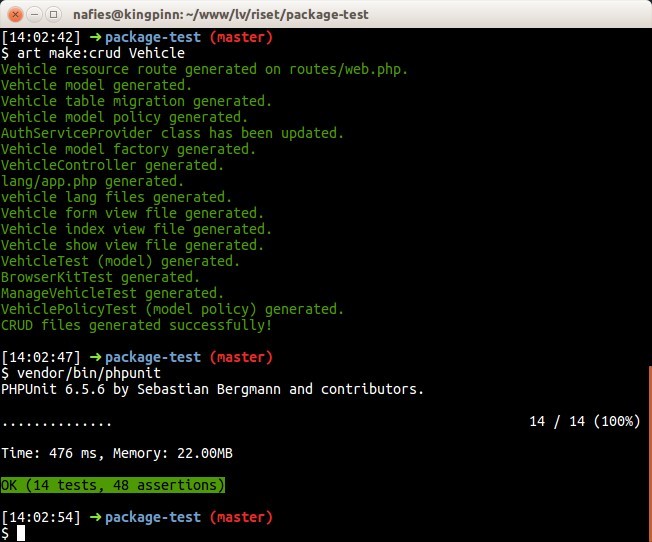 SimpleCrudGenerator screenshot 2