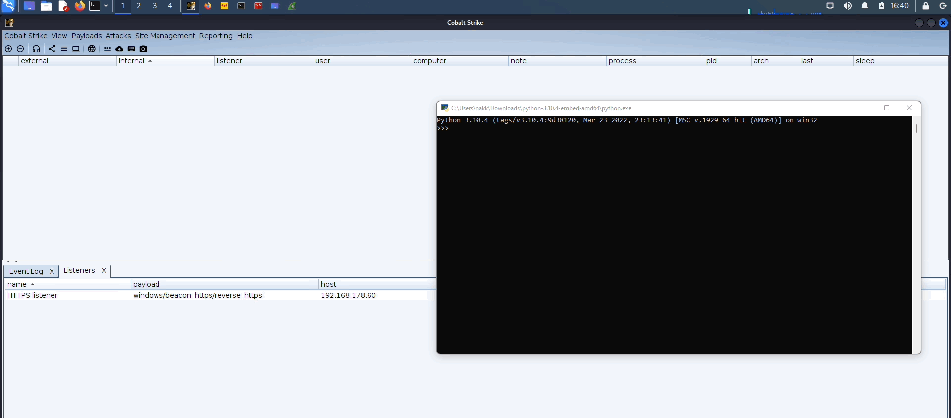 PythonMemoryModule screenshot 2