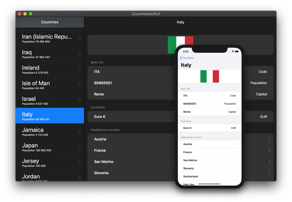 clean-architecture-swiftui screenshot 1