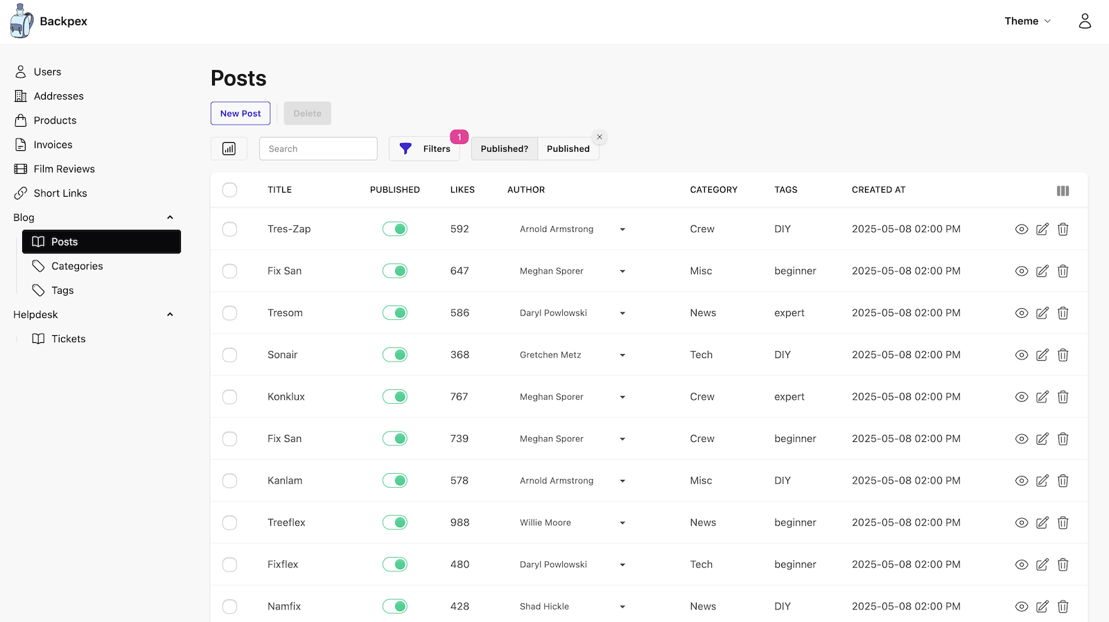 backpex screenshot 1