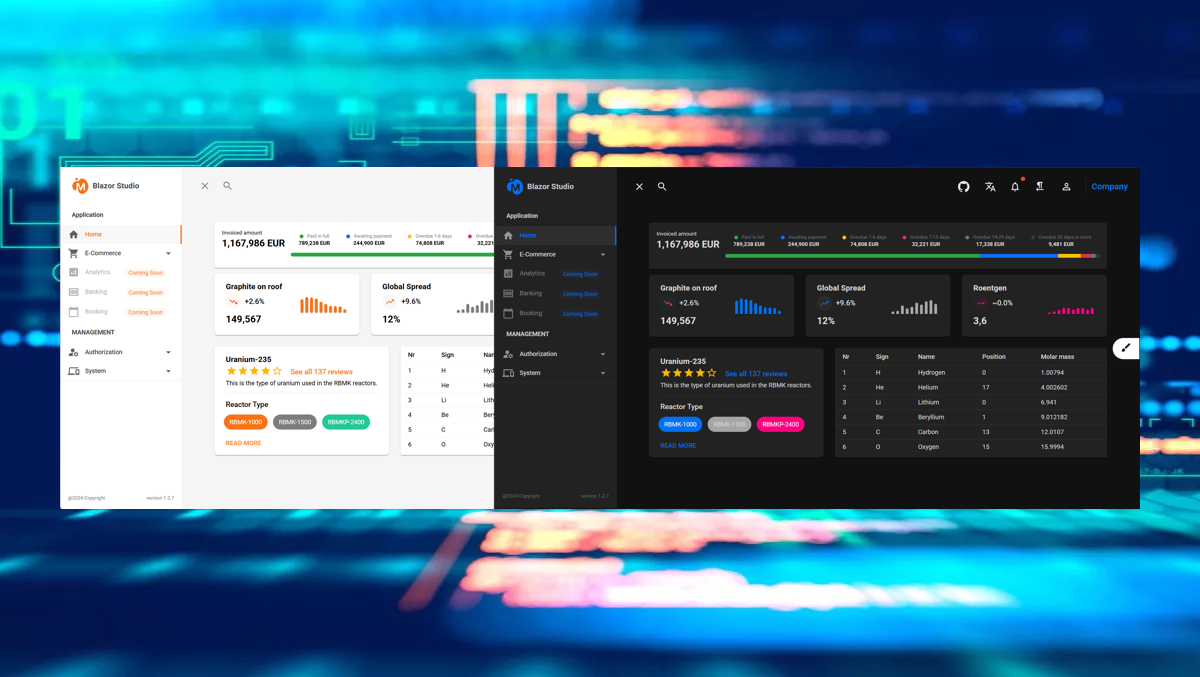 CleanArchitectureWithBlazorServer screenshot 1