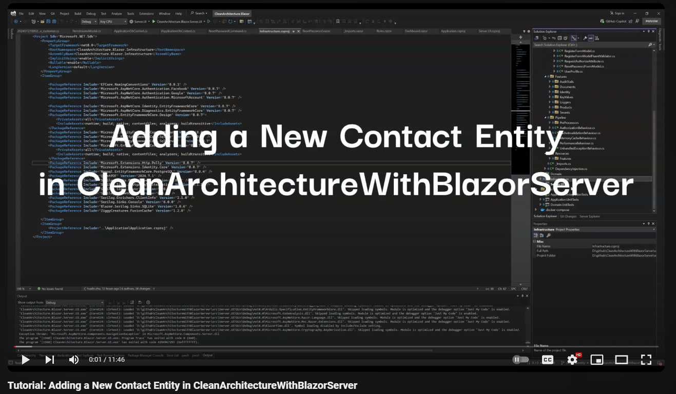 CleanArchitectureWithBlazorServer screenshot 7