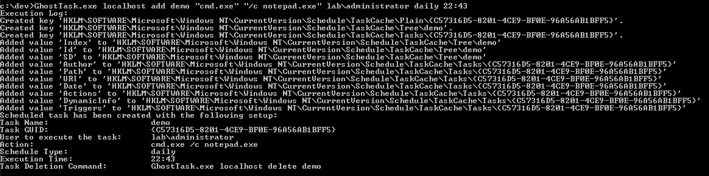 GhostTask screenshot 1
