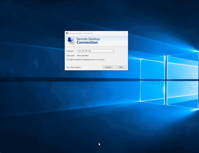 xrdp screenshot 1