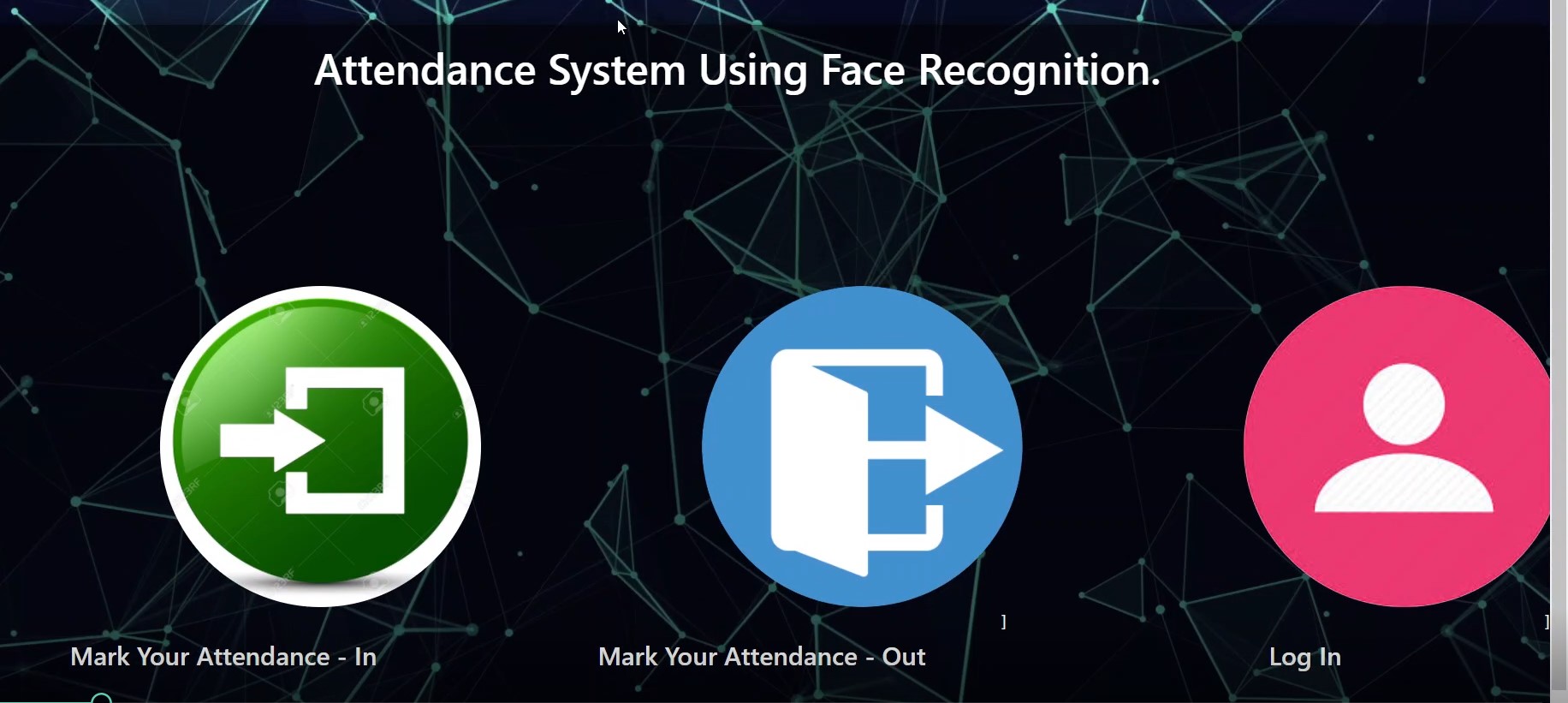 Attendance-Management-System-Using-Face-Recognition screenshot 1