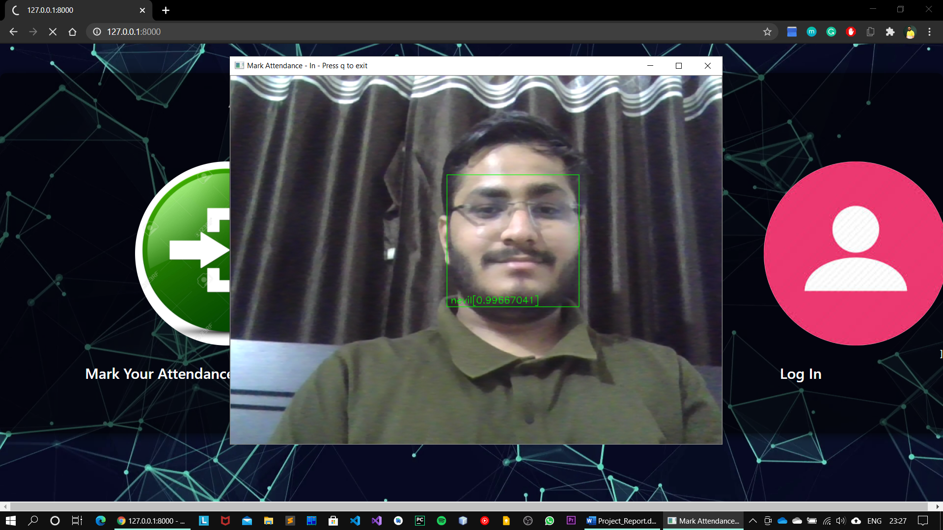 Attendance-Management-System-Using-Face-Recognition screenshot 7