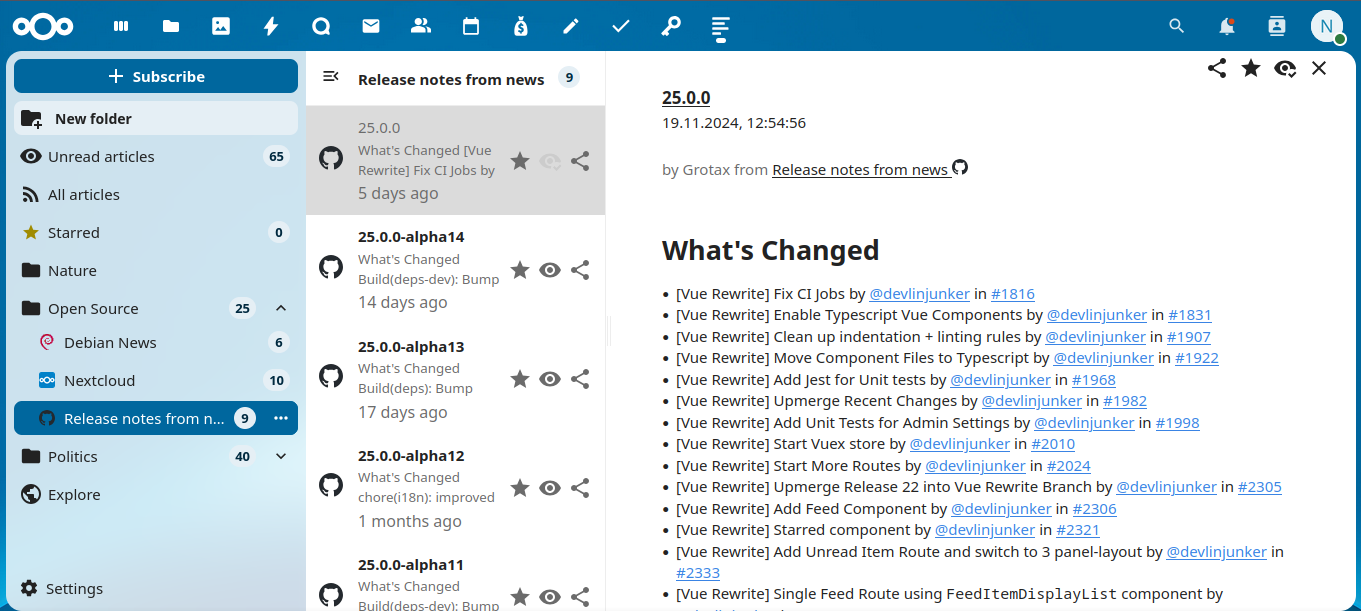 news screenshot 1