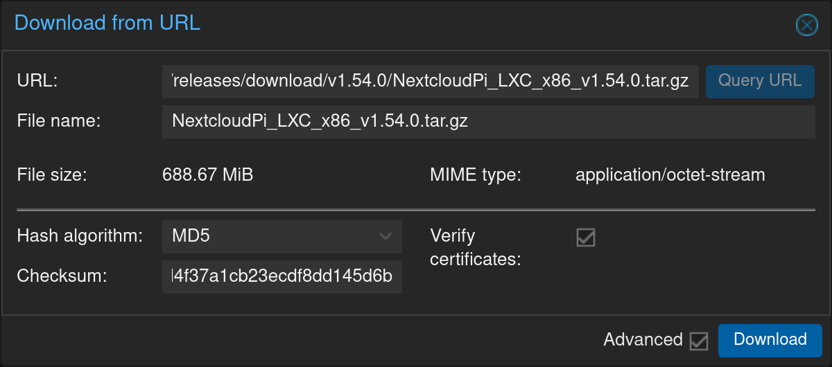 nextcloudpi screenshot 3