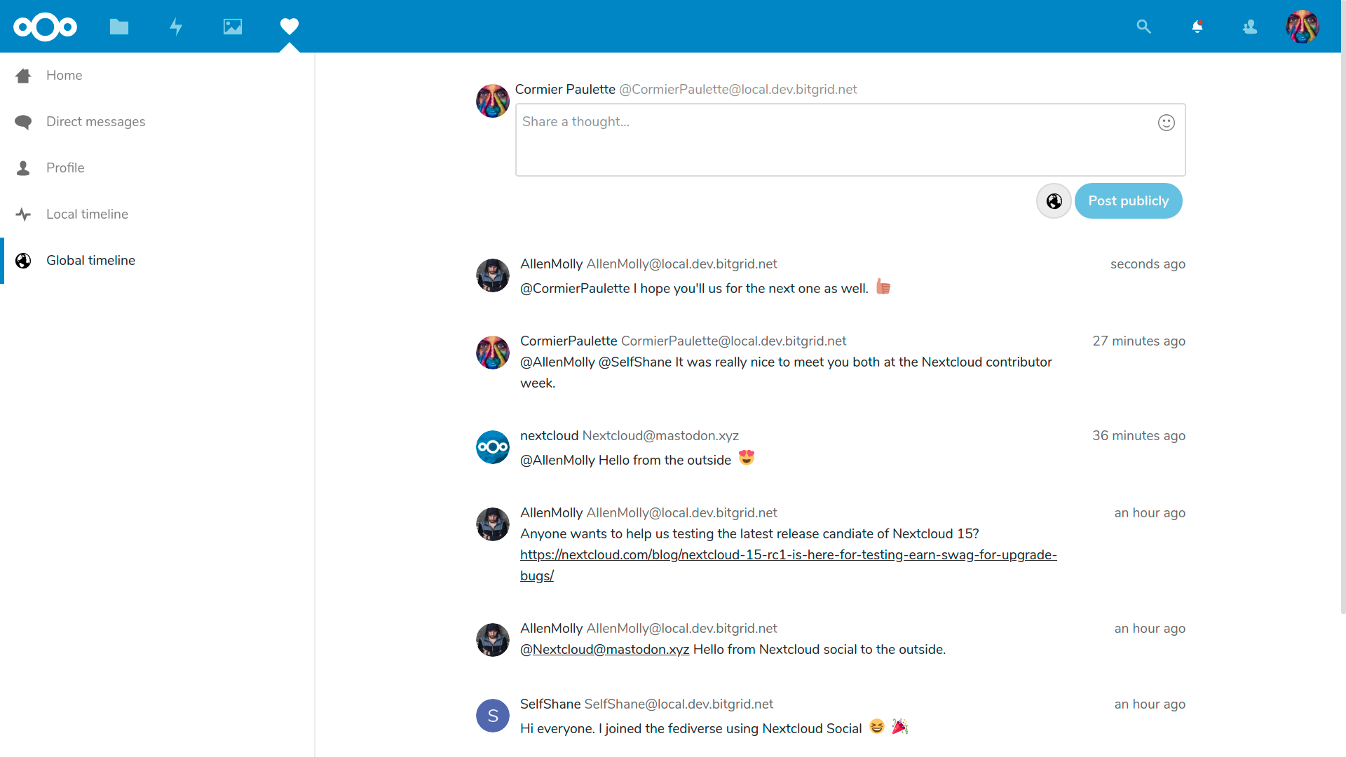 social screenshot 1