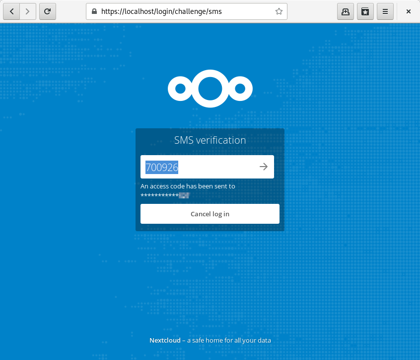 twofactor_gateway screenshot 1
